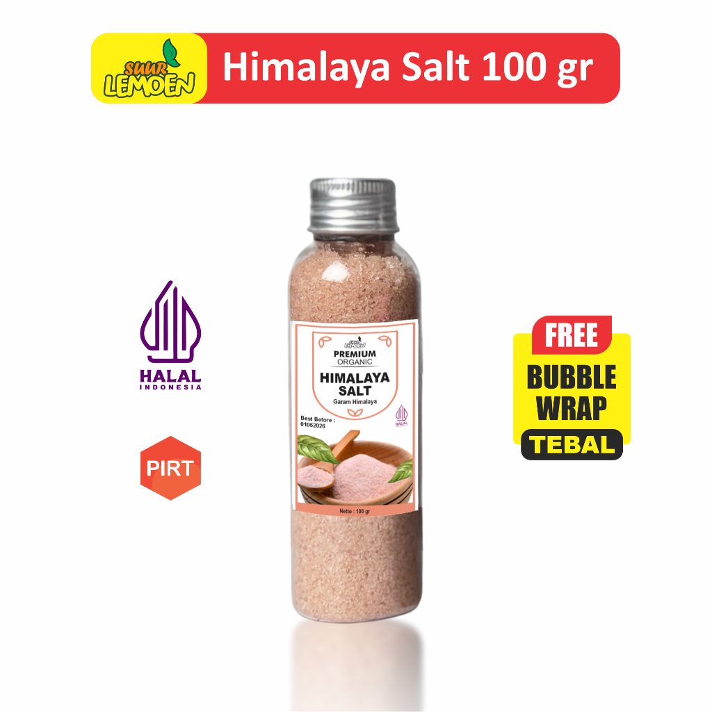 

Garam Himalaya Organic 100 gr - 200 gr | Himalayan Salt Premium - By VIP sri store