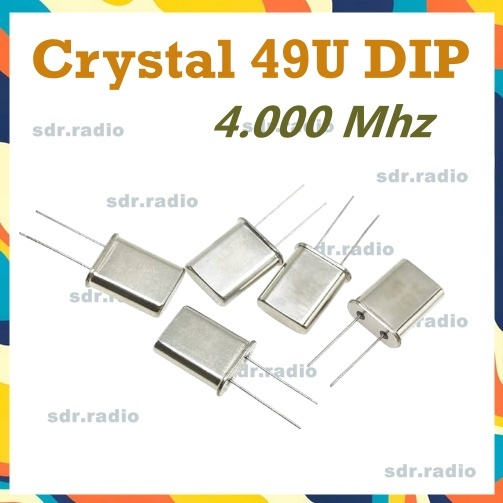 Crystal 4MHZ XTAL 4.000 mhz 4 mhz Kristal 4000 mhz 49U