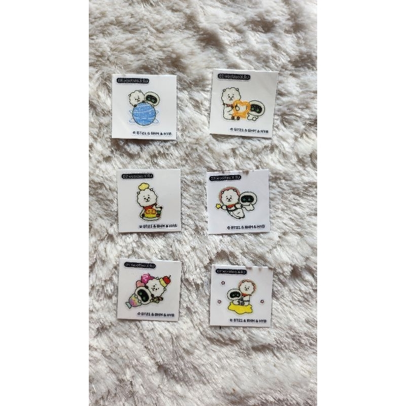 Ready Stock Sticker POB Merch Wootteo RJ Official Weverseshop RANDOM