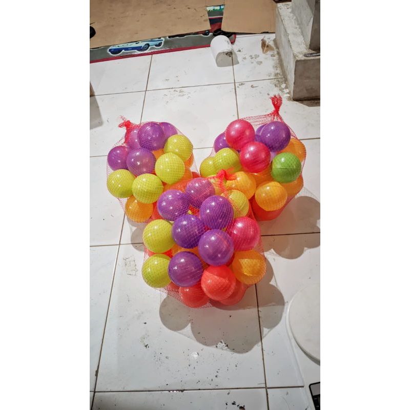 BOLA PLASTIK MINI 25 PCS