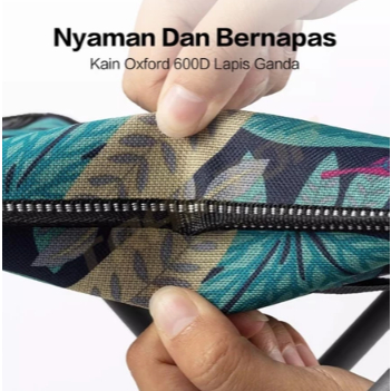 Kursi Lipat Outdoor Portable Bangku Lipat Serbaguna Tanpa Sandaran