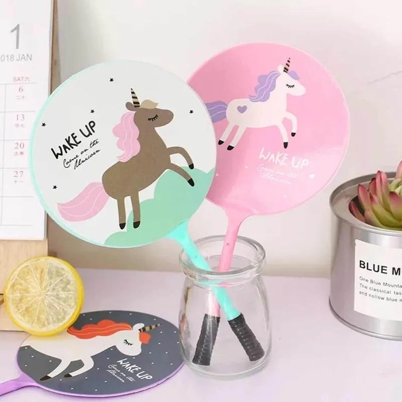 

Pulpen Kipas Unicorn Lucu Import Korea Pink/Tosca/Ungu/Putih