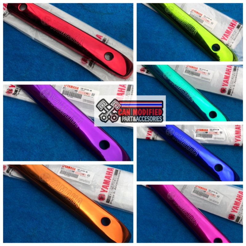 Tameng Knalpot Mio Smile Mio soul fino karbu CUSTOM Tameng besi knalpot mio smile custom pnp mio sou