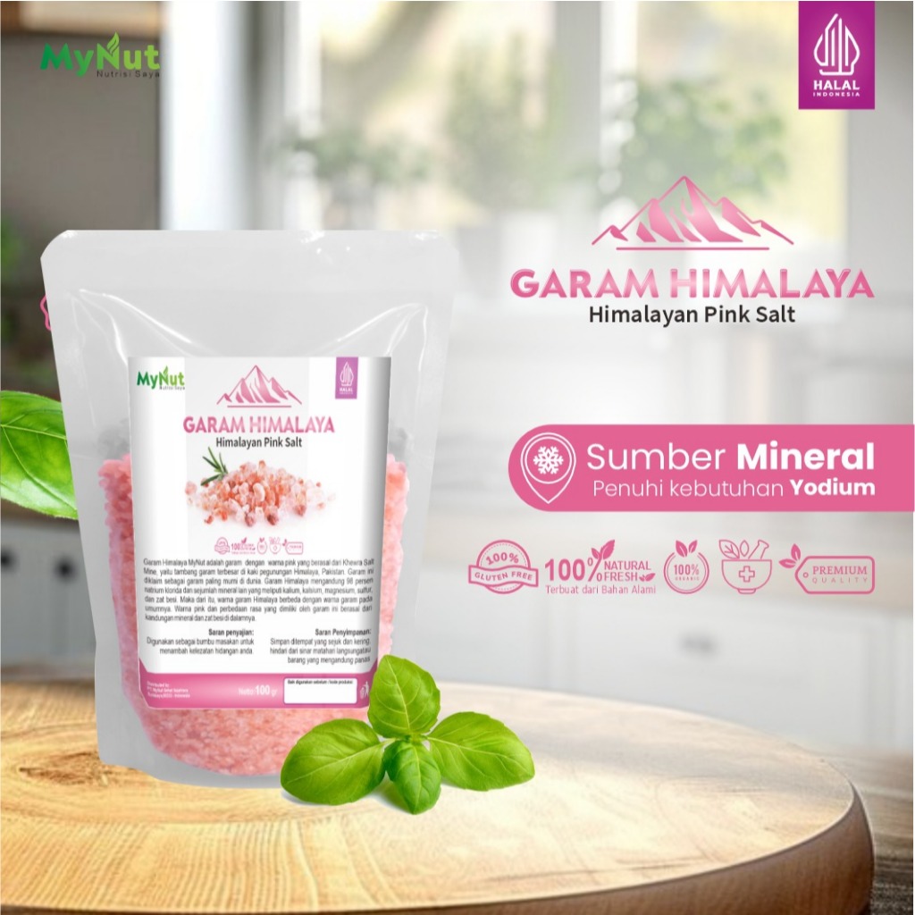 

MYNUT GARAM HIMALAYA 100 GR HIMALAYN PINKSALT