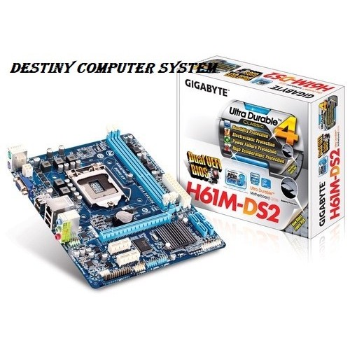 Motherboard Gigabyte / Mainboard PC Gigabyte H61M-DS2 DDR3 Socket 1155