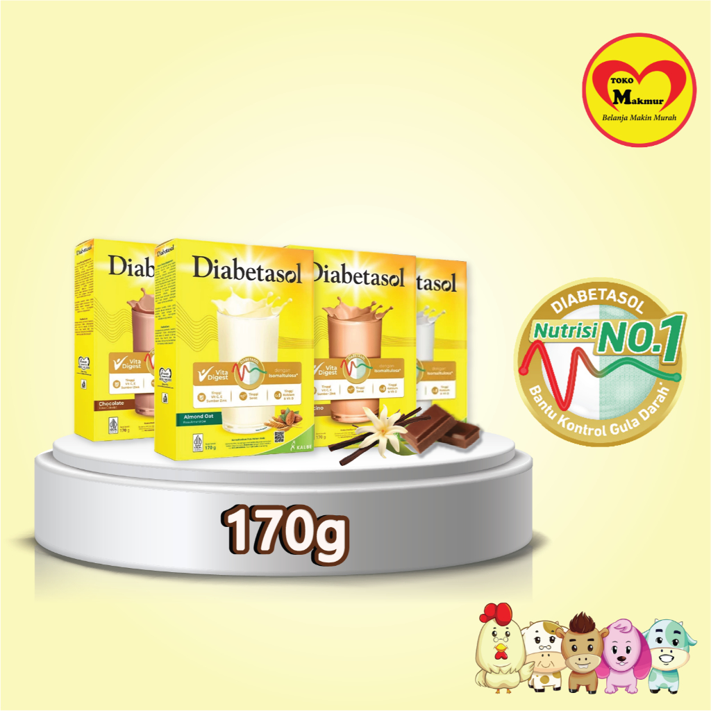 

Diabetasol Vanila / Coklat / Capuccino / Almond Oat 170gr / Toko Makmur Baby Shop