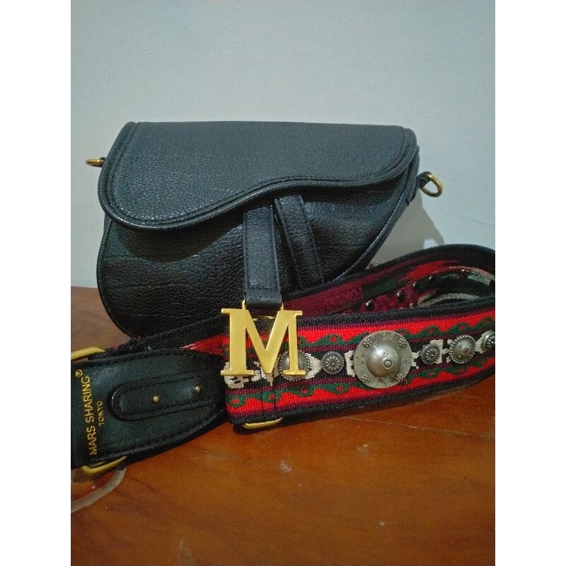 Saddle Bag Guitar Strap. Brand MARS SHARING TOKYO