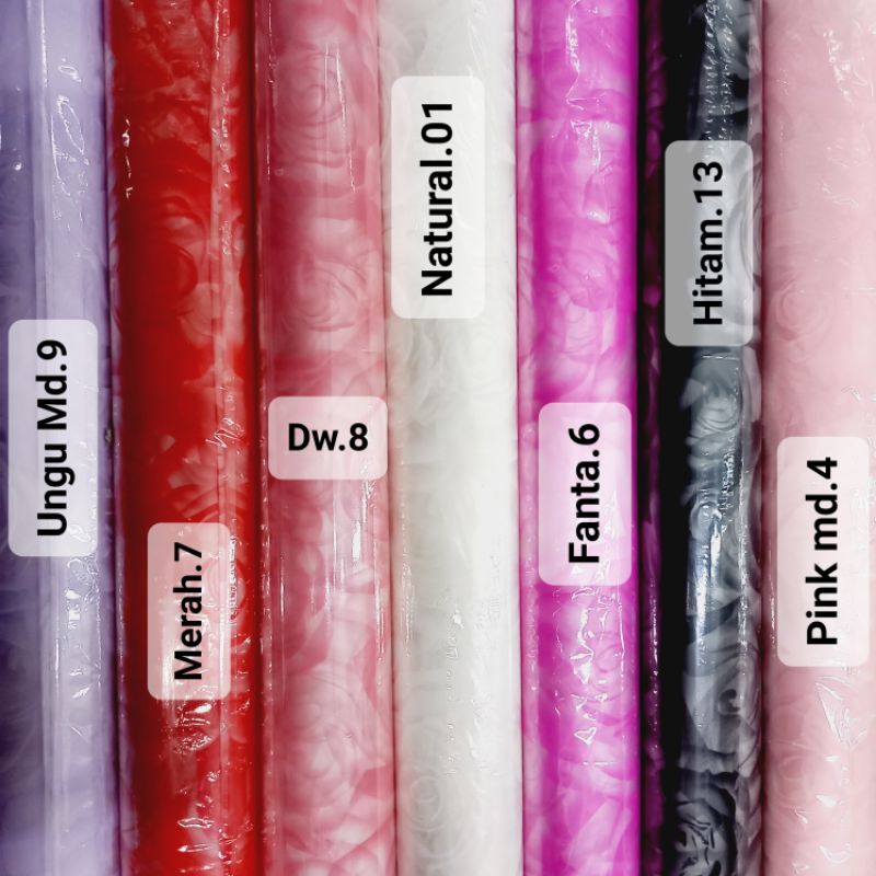 

Plastik Buket Rose Transparan Kertas Buket Paperwrap Rose Patern