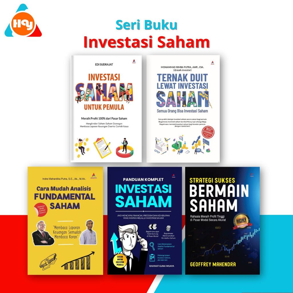 Buku Investasi Saham | Analisis Fundamental Saham,Ternak Duit Lewat Investasi Saham,Investasi Saham,