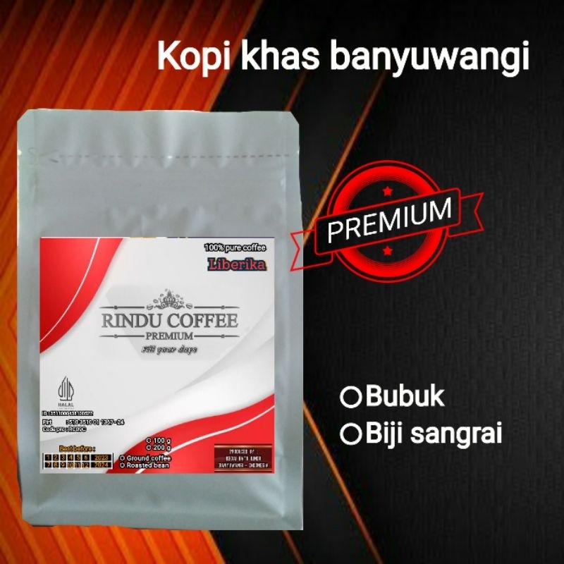 

RINDU COFFEE.Liberika banyuwangi 200g
