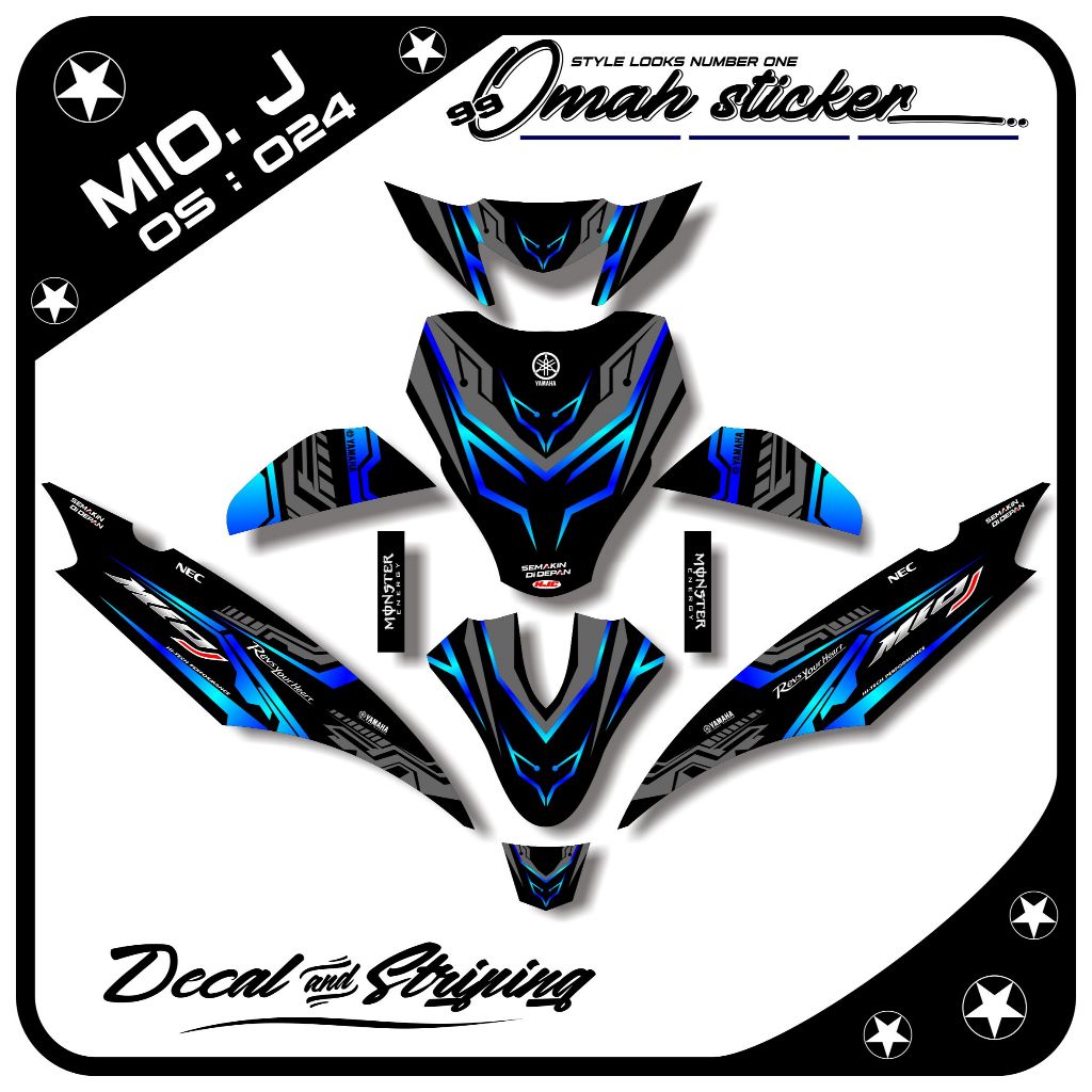 decal mio j full body .stiker decal mio j full body . ADT.024