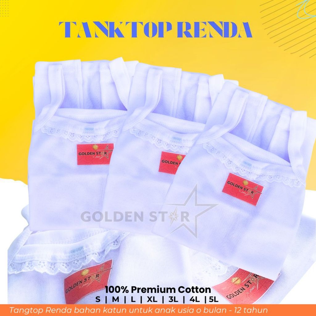 6 PCS Kaos Dalam Wanita/Singlet Wanita Lusinan Murah Berkualitas/ Tanktop Atasan Perempuan Remaja De