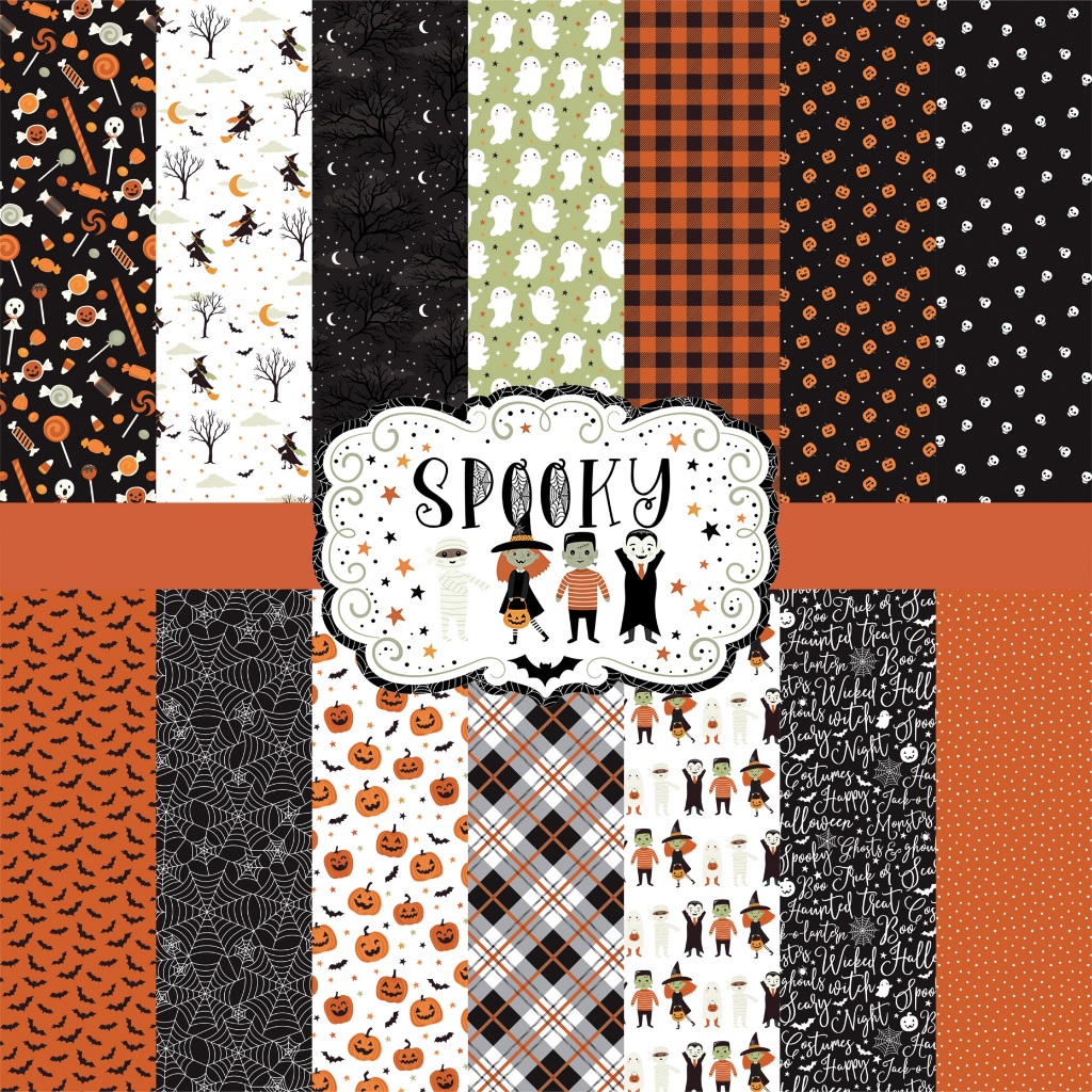 

SCRAPBOOK PAPER HALLOWEEN | KERTAS SCRAPBOOK MURAH | CRAFT PAPER | ECHO PARK - 18