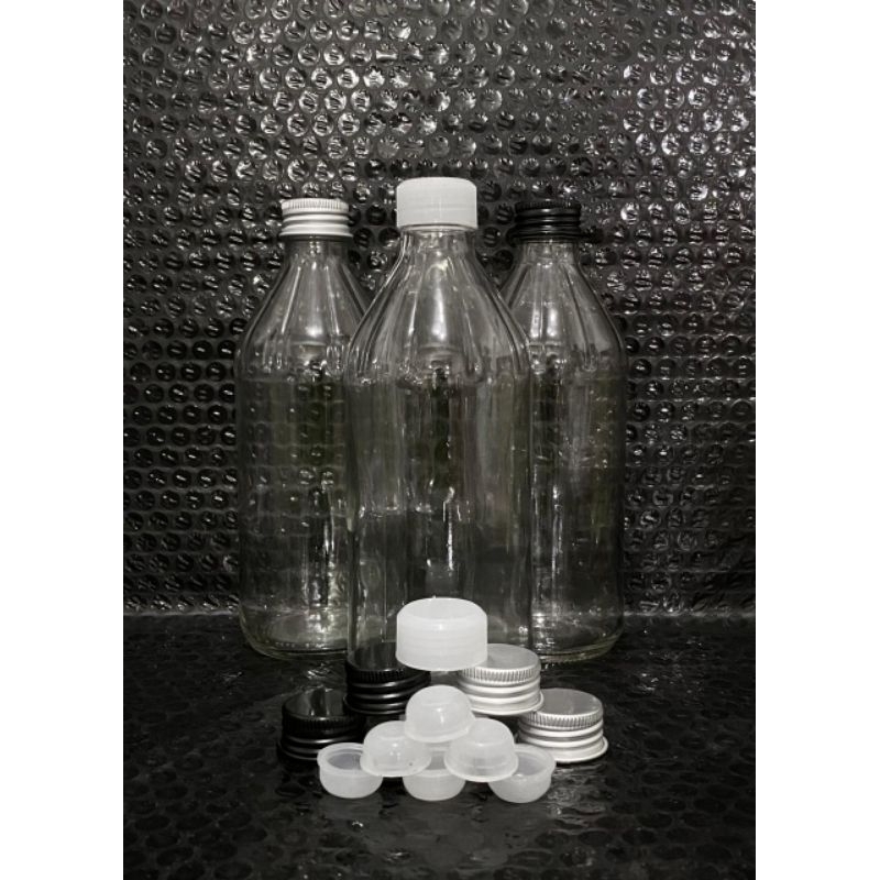 Botol kaca 500ml / Botol apel / Botol juss / Botol setengah liter / Botol kaca / Botol setengah lite