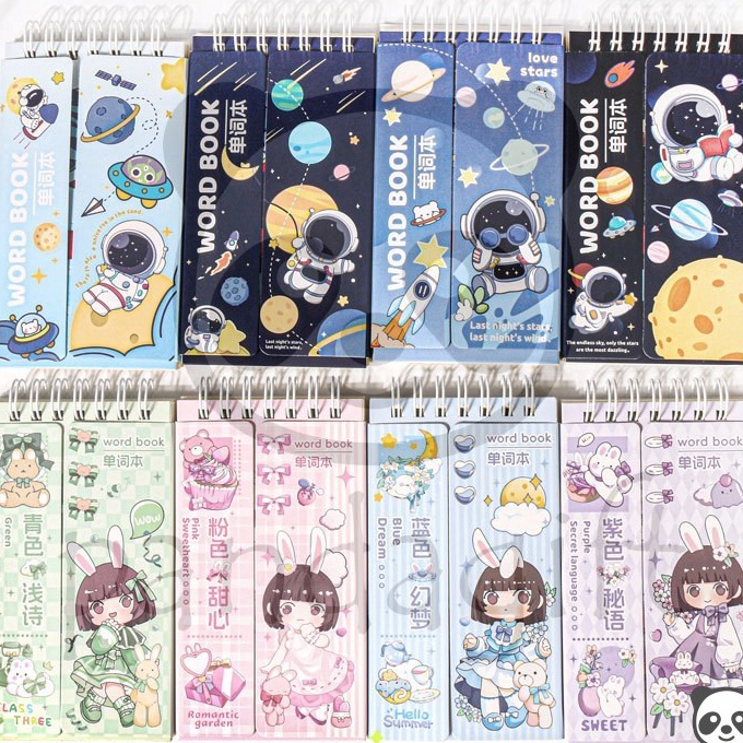 

KHUSUS KAMU Notebook Ring Panjang Beraneka Motif Buku Catatan Panjang Buku Tulis Ring Spiral GG365