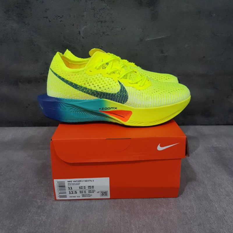 Sepatu Nike Air Zoom X Vaporfly Next 3 Volt Scream Green