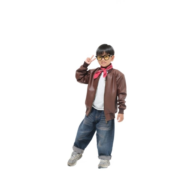 Jacket Bomber Anak keren Terbaru Jaket Kulit Bomber Anak casual 1-12 Tahun Jaket Anak Laki Laki Dan 