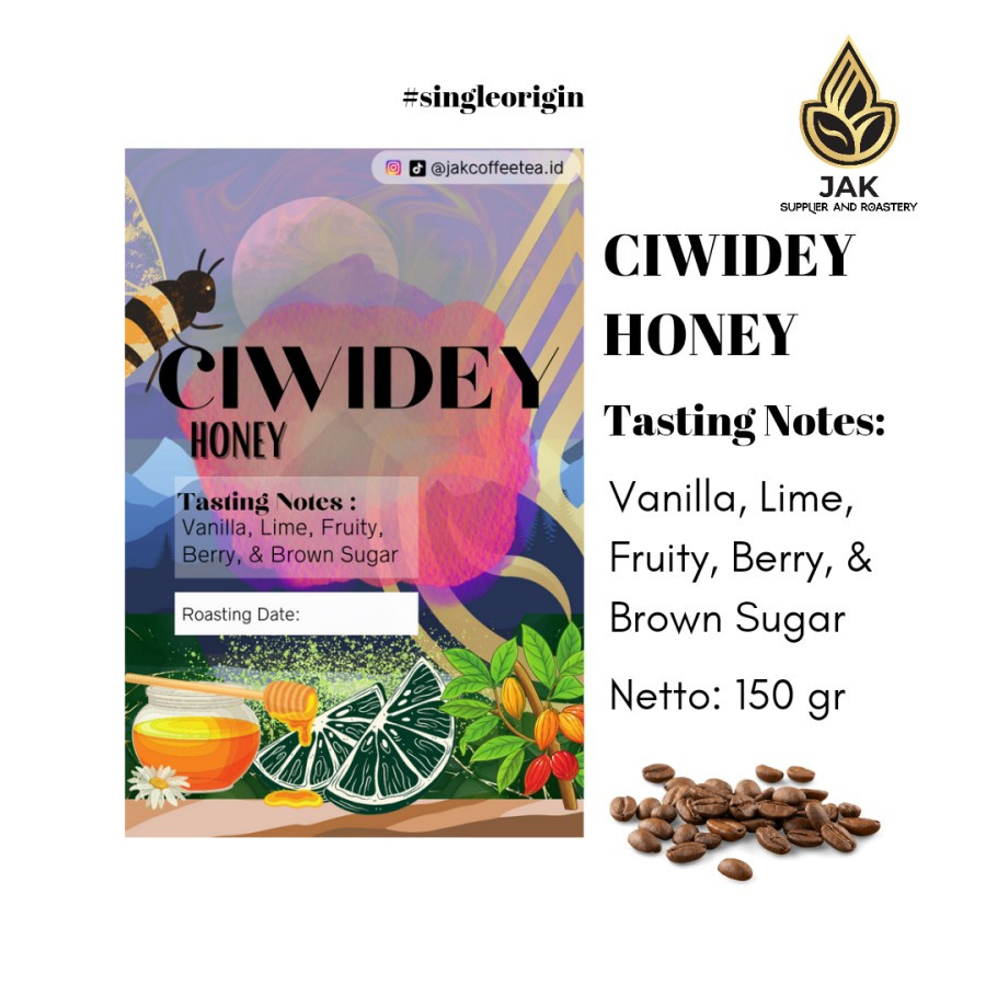 

CIWIDEY HONEY | SINGLE ORIGIN | ARABIKA | BIJI KOPI | ROAST BEAN