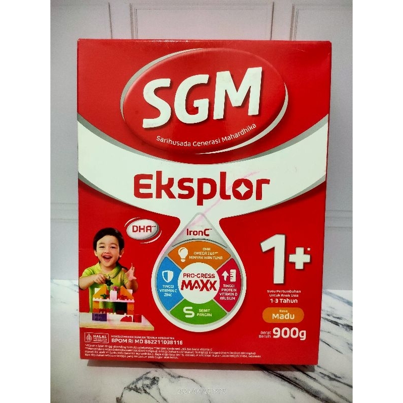 SGM EKSPLOR 1+ RASA MADU SUSU ANAK USIA 1-3 TAHUN TERMURAH SUSU MURAH SGM MURAH