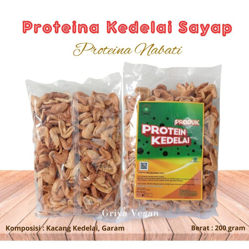 

Proteina Kedelai Sayap Vegan 200gram