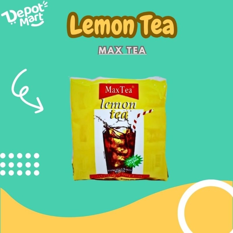 

Max Tea Lemon Tea Isi 30 Sachet Maxtea Teh Instan Rasa Lemon 25GR DEPORMART