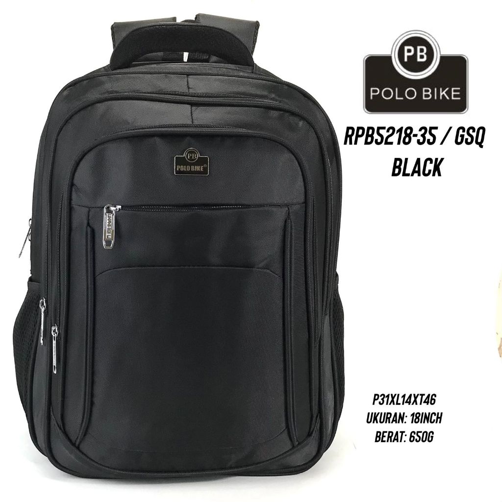 TAS RANSEL PRIA TAS RANSEL POLO BIKE TAS LAPTOP RPB5218-35