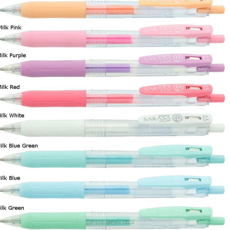 

DISCOUNT Pen Zebra Sarasa Milky JJ15 5