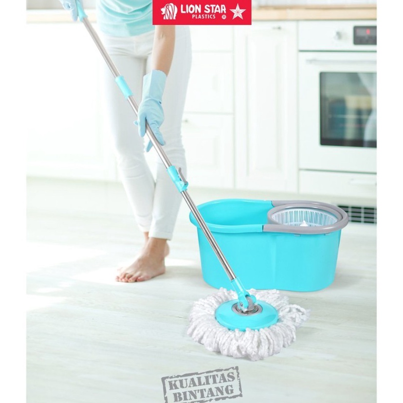 BIG SALE Spin Mop Pel Putar Livina Spin Mop Standard BM45  Deluxe BM46 Refill StickTongkat  MopKain 