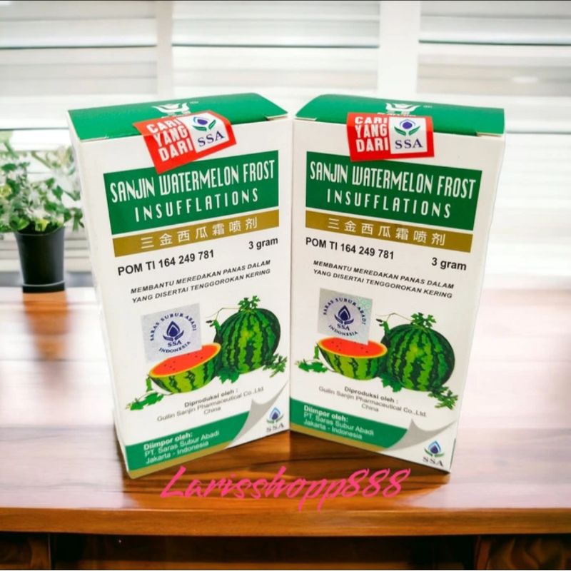 

sanjin watermelon frost (semprot) - obat sariawan & sakit tengorokan L