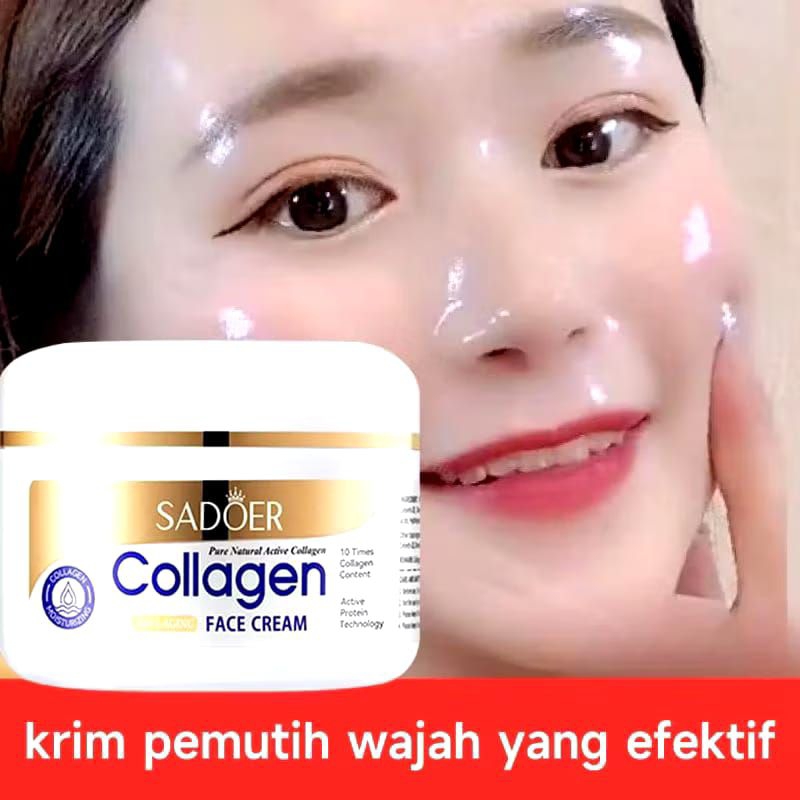 FELIZ - Collagen Cream Original Paket BPOM Siang Malam Retinol Cream 100g Whitening Anti Aging