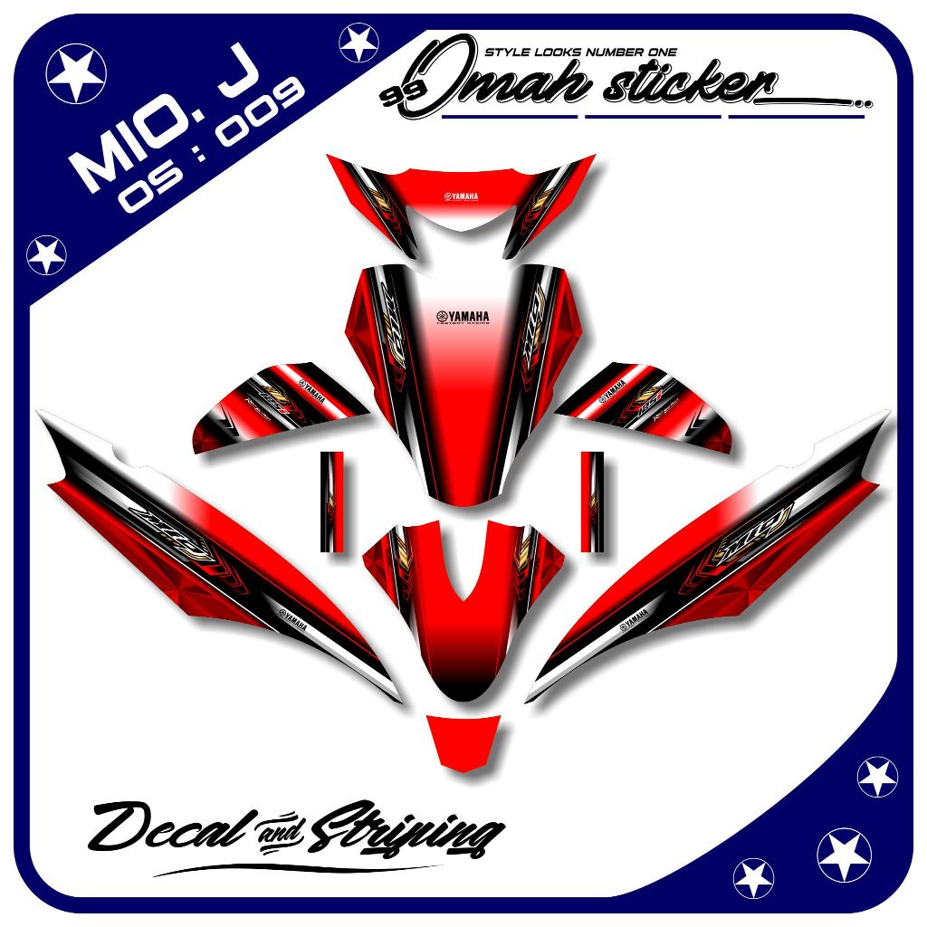 decal mio j full body .stiker decal mio j full body. ADT.009