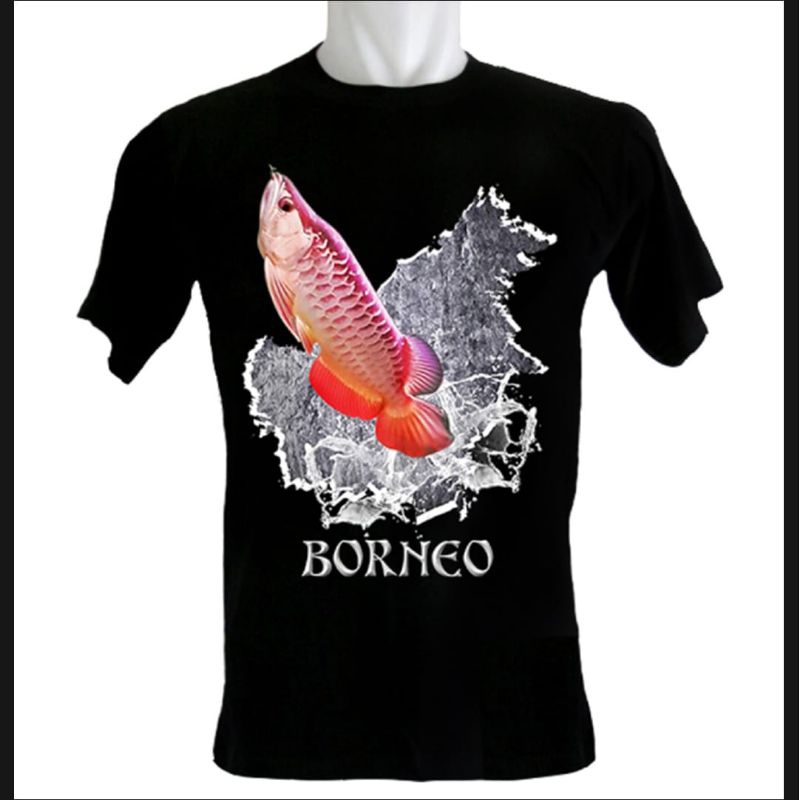 KAOS IKAN ARWANA BORNEO INDONESIA