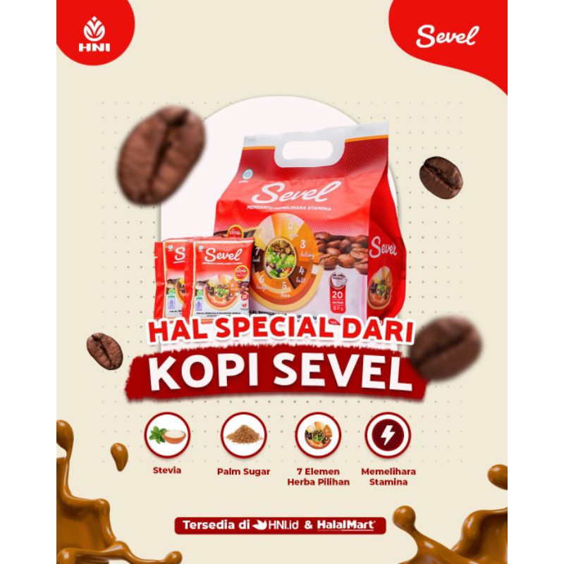 

KOPI SEVEL PREMIUM PADUAN NIKMAT RASA MANTAP ISI 20 SACHET