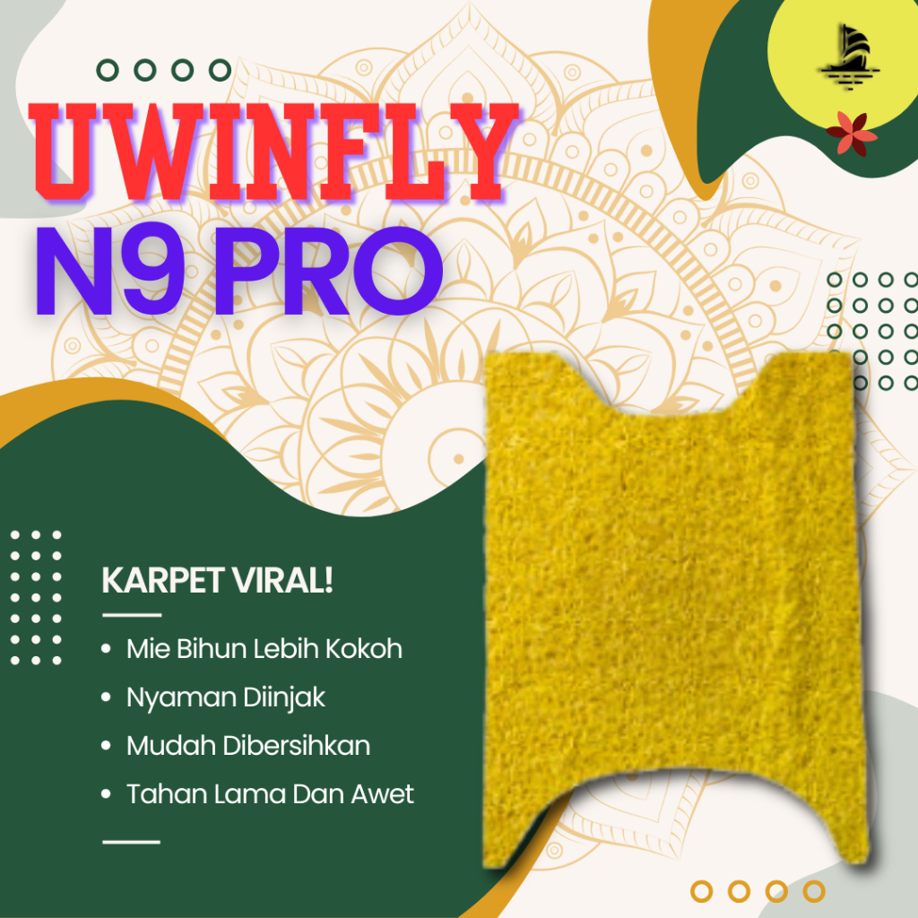 Karpet Sepeda Motor Listrik UWINFLY N9 PRO - Mie Bihun Serabut