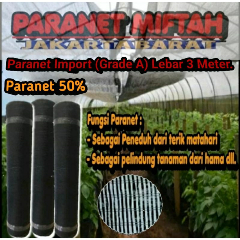 [PROMO] PARANET IMPORT 50% LEBAR 3×100M [1ROLL]