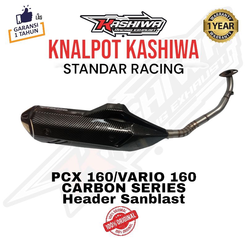 Knalpot PCX 160 - Knalpot Vario 160 - Knalpot Kashiwa - Knalpot PCX160 - Knalpot Vario160 - Knalpot 