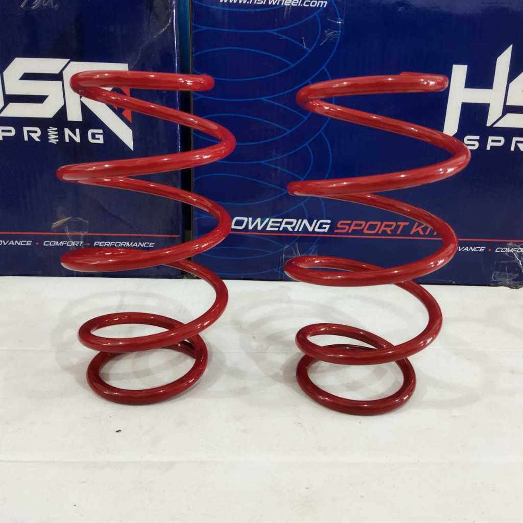 Lowering Kit - HSR Red Per Mobil Yaris Bakpao / Vios / Yaris Lele / VIOS/YARIS 2008-2015