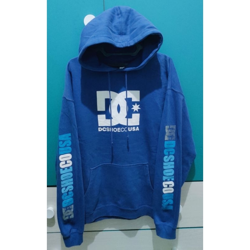 DCshoeCo USA Hoodie Biru