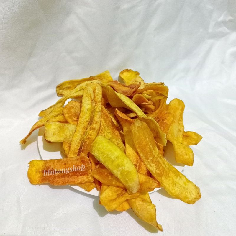 

keripik pisang asin gurih renyah | keripik pisang asin | keripik gurih