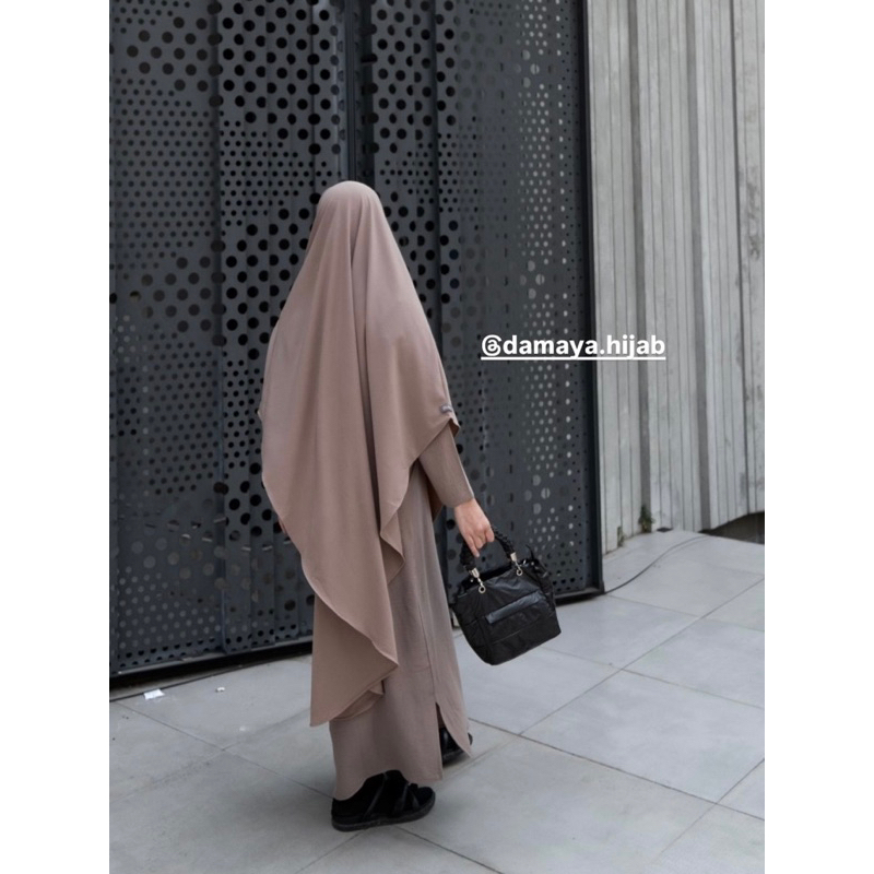 FRENCH KHIMAR BY DAMAYA | FK | FRENCH KHIMAR TALI | HIJAB SYAR’I