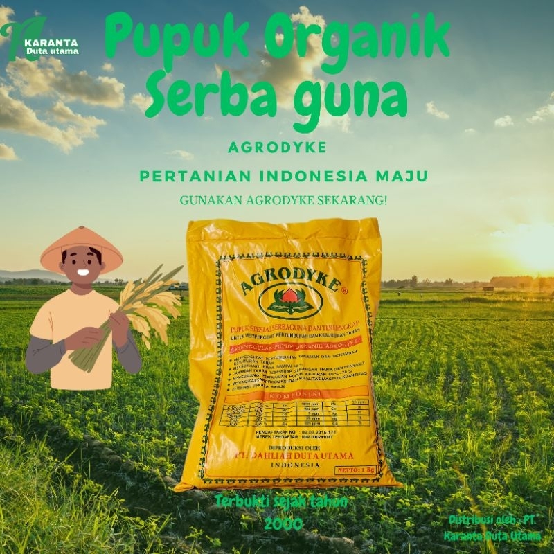 Pupuk Organik Serba guna Agrodyke ORINAL 100%