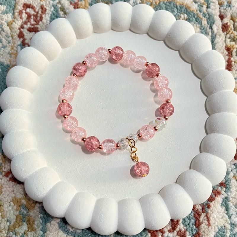 Gelang Manik Kaca Giok