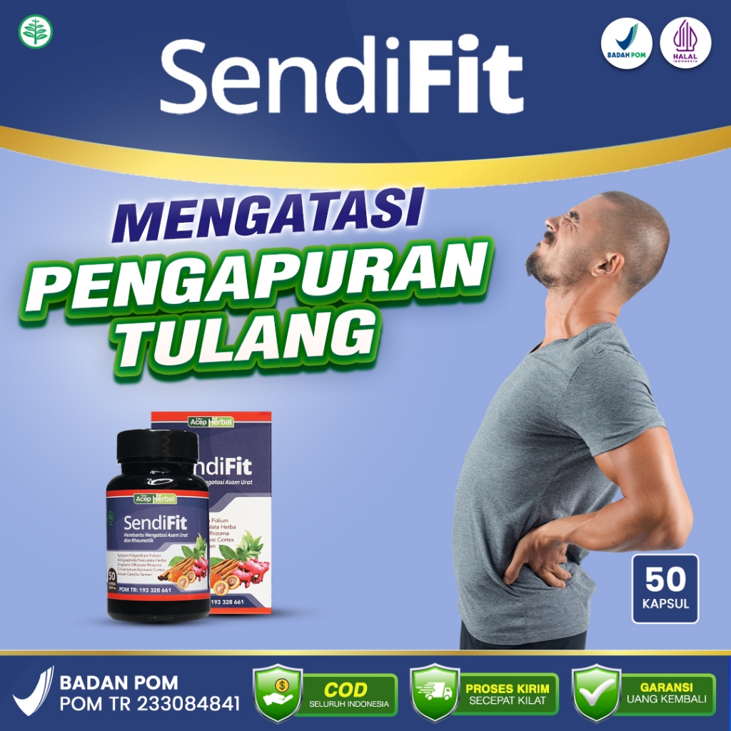 Obat Pengapuran Tulang Nyeri Sendi Lutut Tulang Keropos Osteoporosis