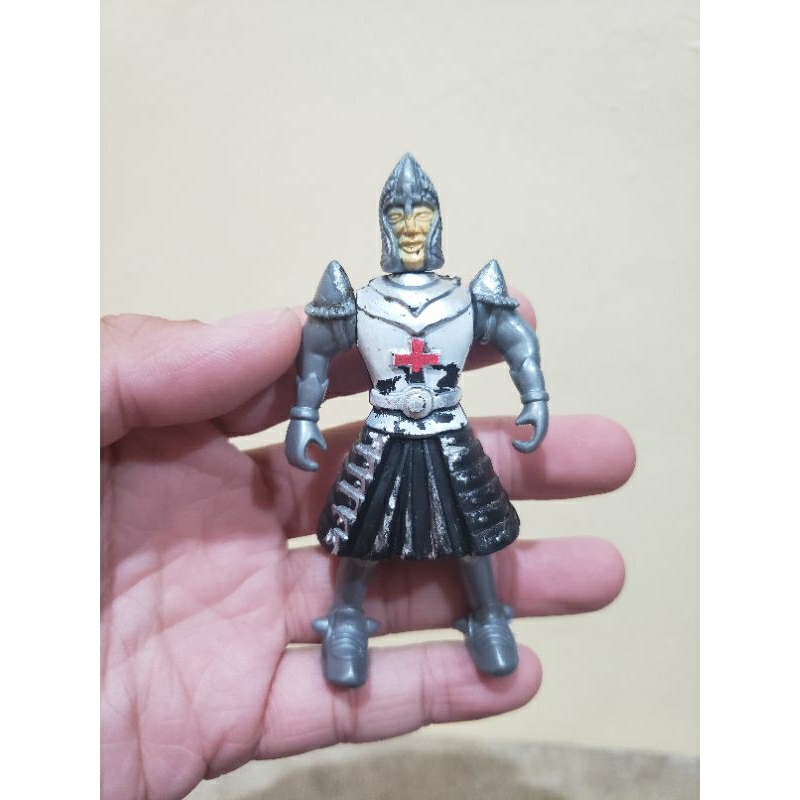 ACTIONFIGURE ACTION FIGURE FIGUR SUPERHERO SUPER HERO PRAJURIT SOLDIER PUTIH WHITE ARTIKULASI SALIB 