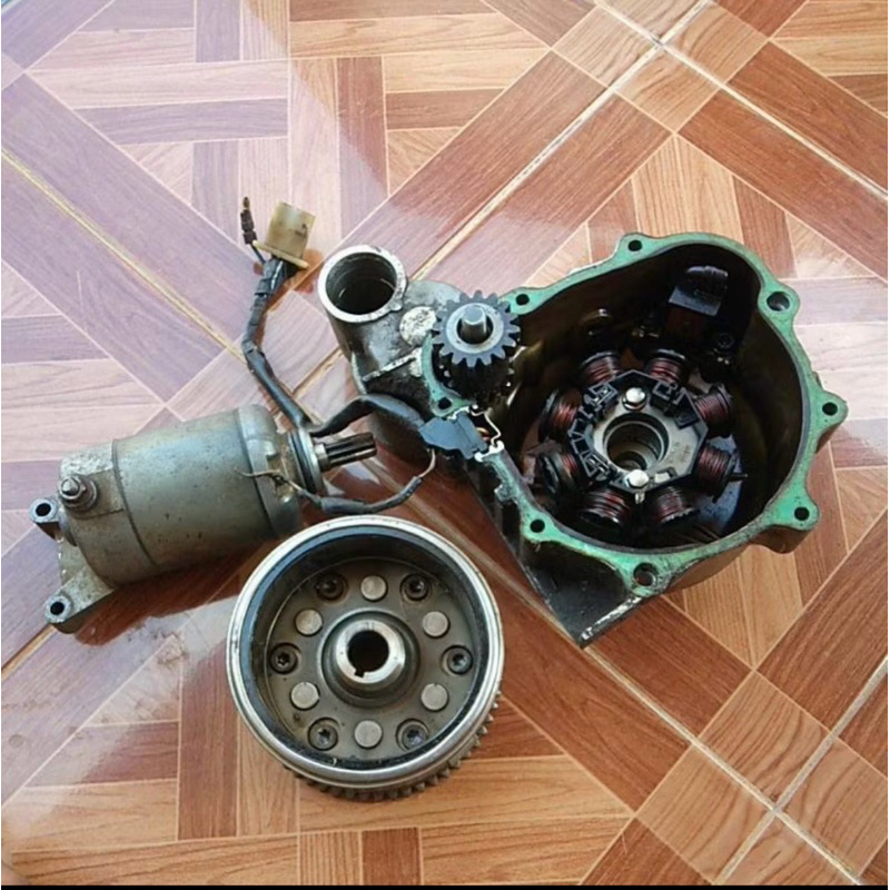 Double stater Dobel stater megapro primus original copotan motor