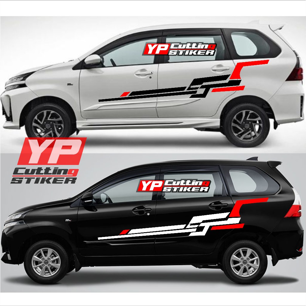 Stiker mobil avanza stiker cutting avanza list minimalist stiker mobil avanza