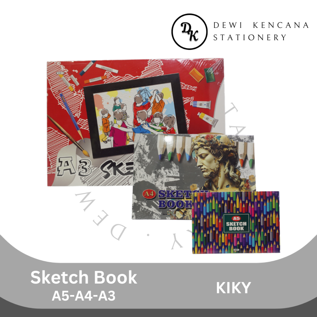 

Sketch Book KIKY/Buku Sketsa SketchBook 50sheets KIKY