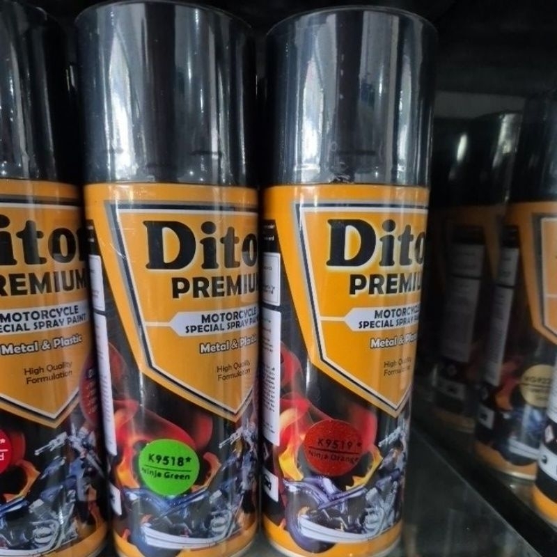 Cat Semprot Diton Premium Kawasaki Colors // Ninja Green K9518* // Ninja Orange K9519*