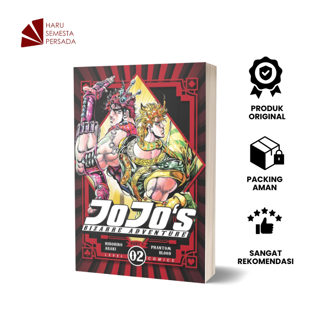 KOMIK JOJO'S BIZARRE ADVENTURE 02 - HIROHIKO ARAKI