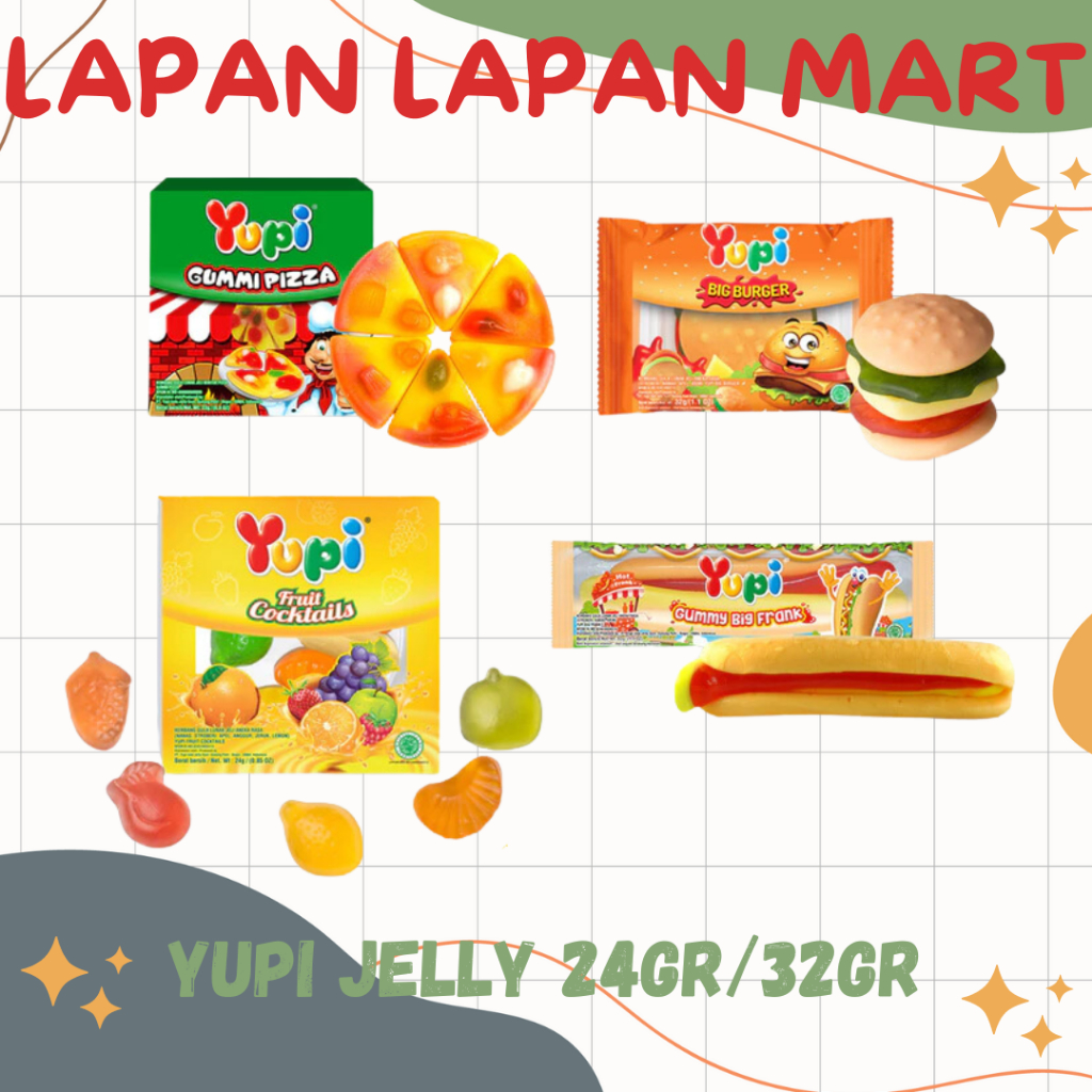 

Yupi Permen Lunak 24gr/32gr